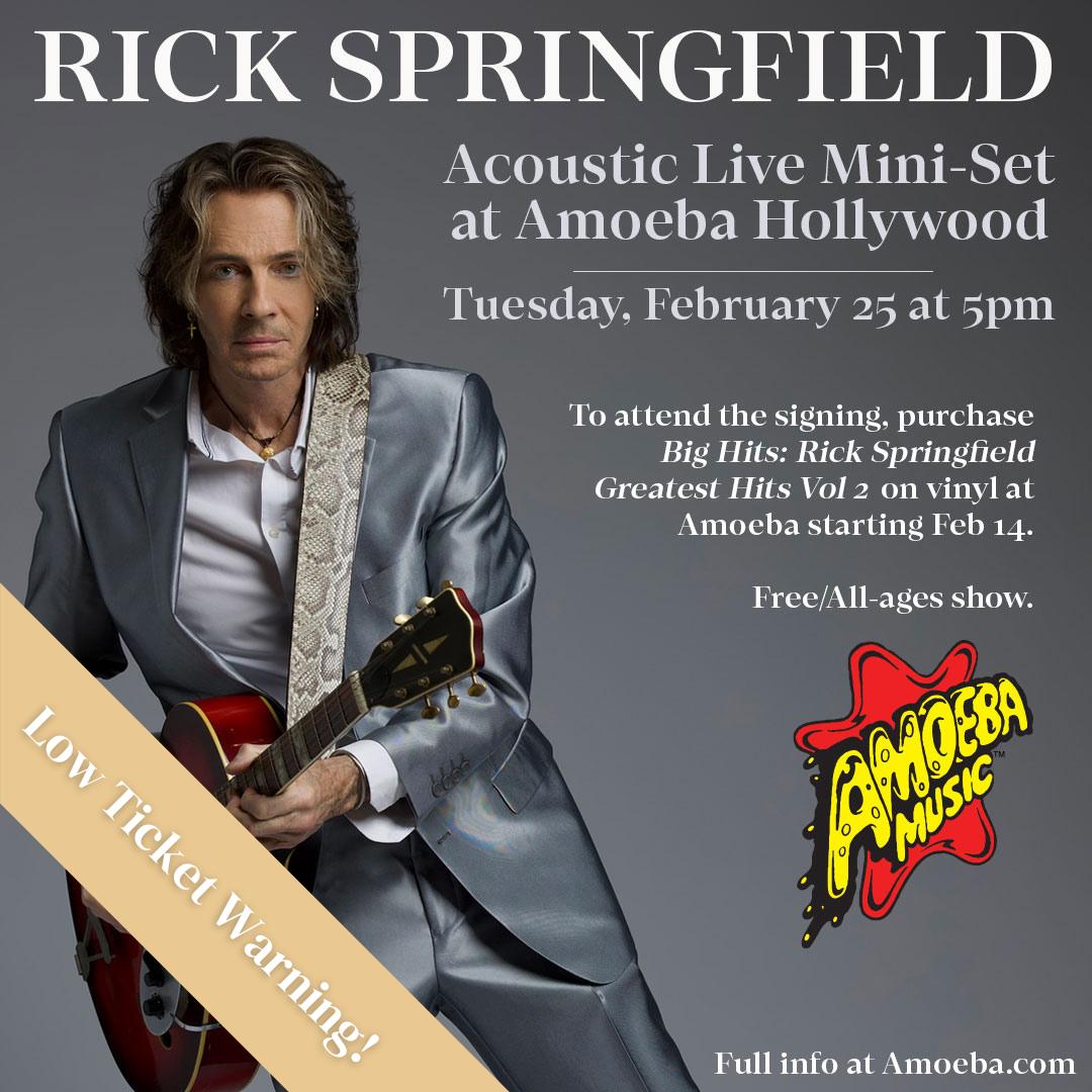 TOMORROW! Acoustic mini-set + signing of 