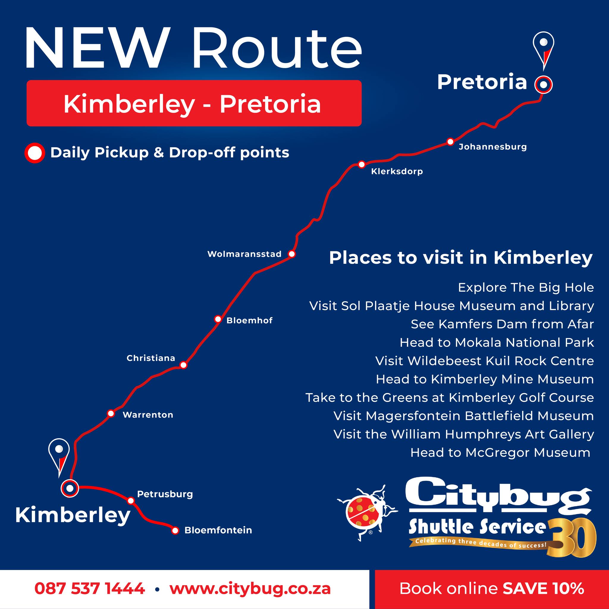 Citybug Shuttle Service | Mbombela