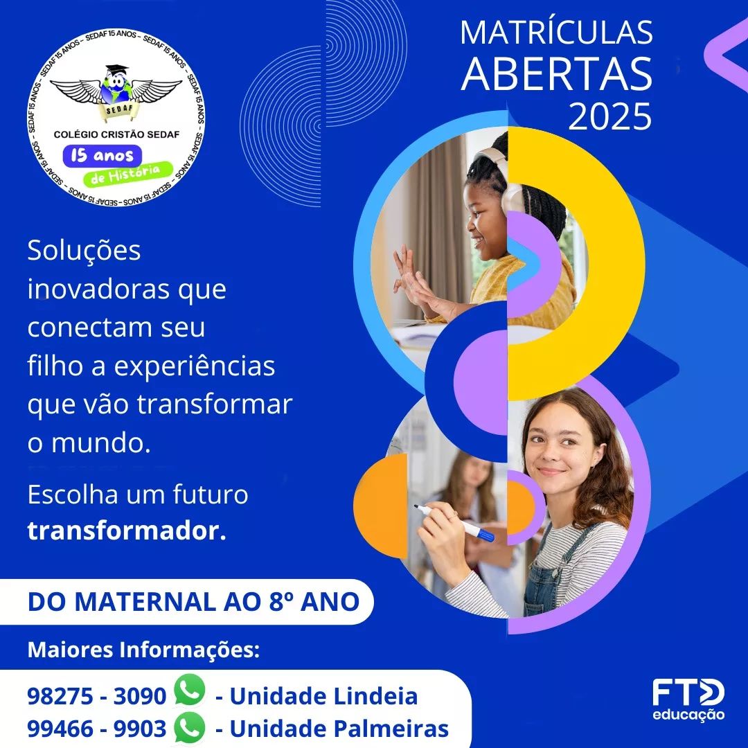 🔴 Adesão para Novos Alunos 2025 🔴... - Colégio Cristão SEDAF | Facebook