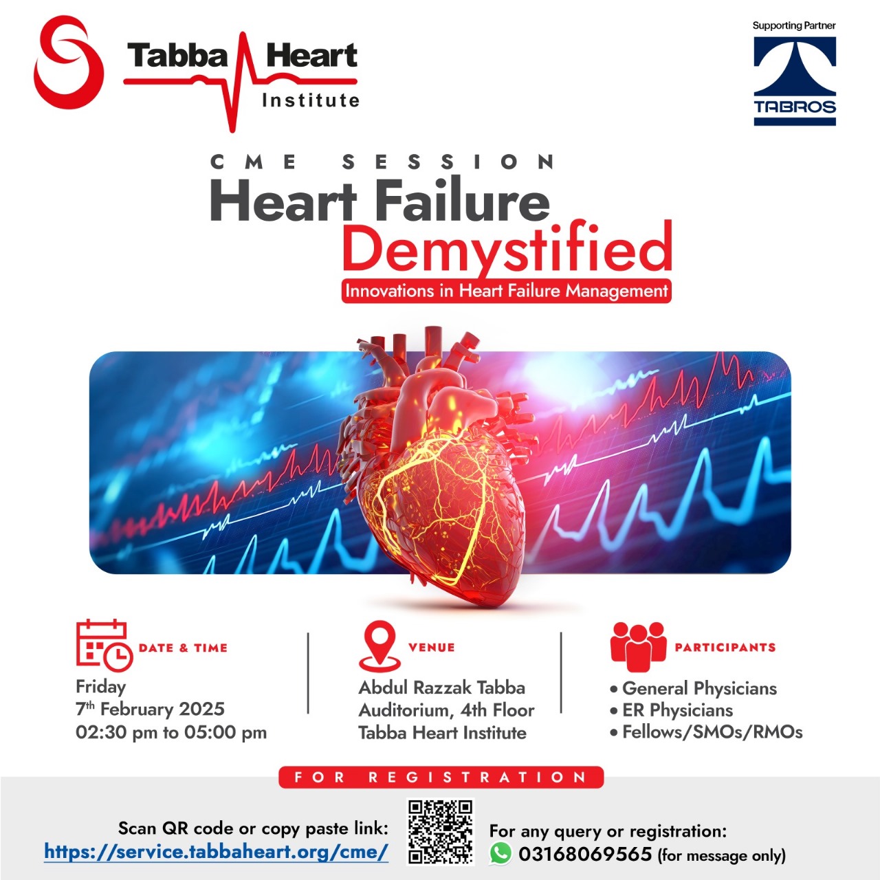 Tabba - ⏳*𝐅𝐞𝐰 𝐃𝐚𝐲𝐬 𝐋𝐞𝐟𝐭 - 𝐑𝐞𝐠𝐢𝐬𝐭𝐞𝐫 𝐍𝐨𝐰*⏳ Tabba Heart Institute invites ...
