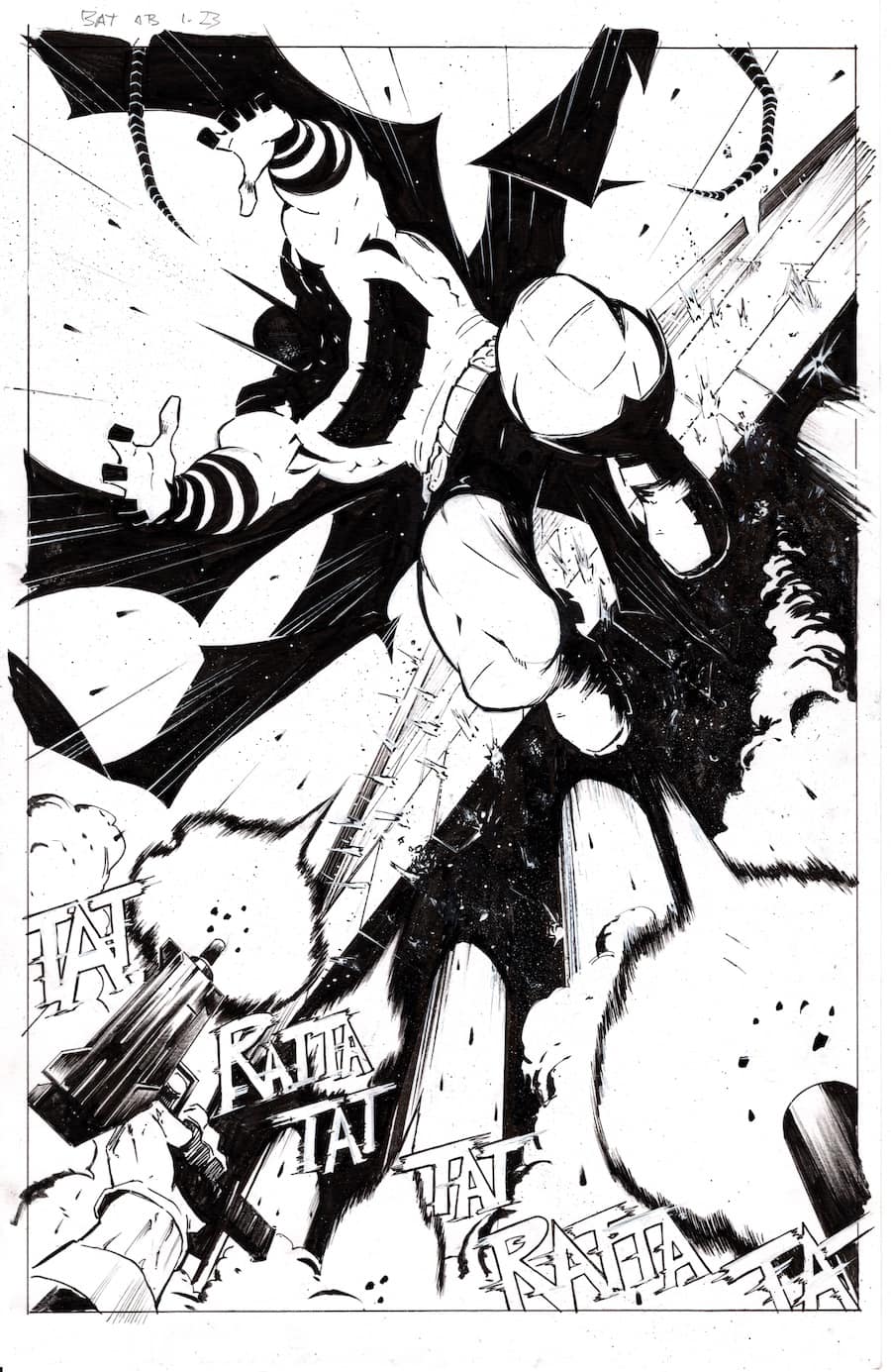 Absolute Batman #6 original art by Nick Dragotta sold
