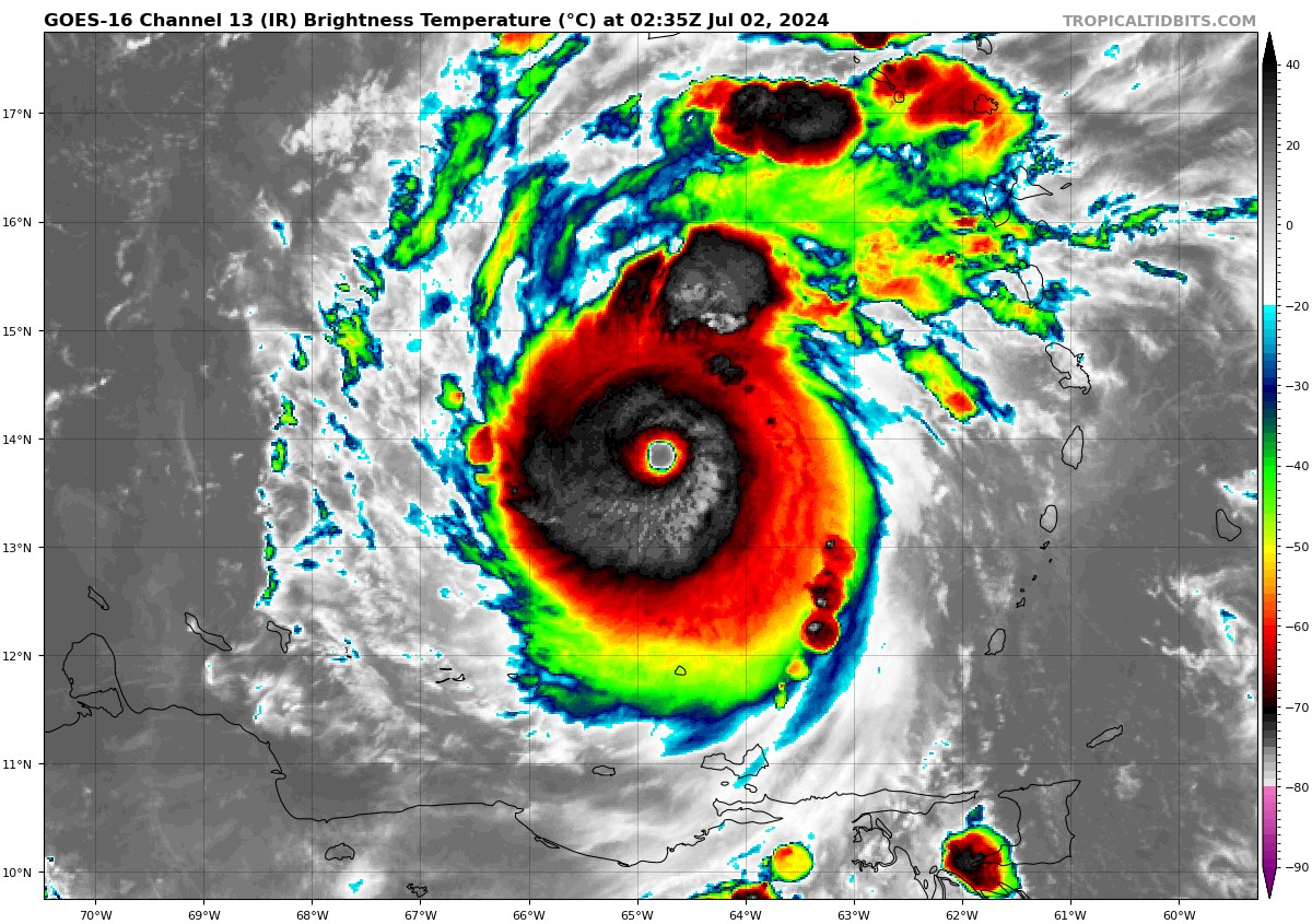 HISTORIC BERYL: The National... - Meteorologist Jacob Dickey | Facebook
