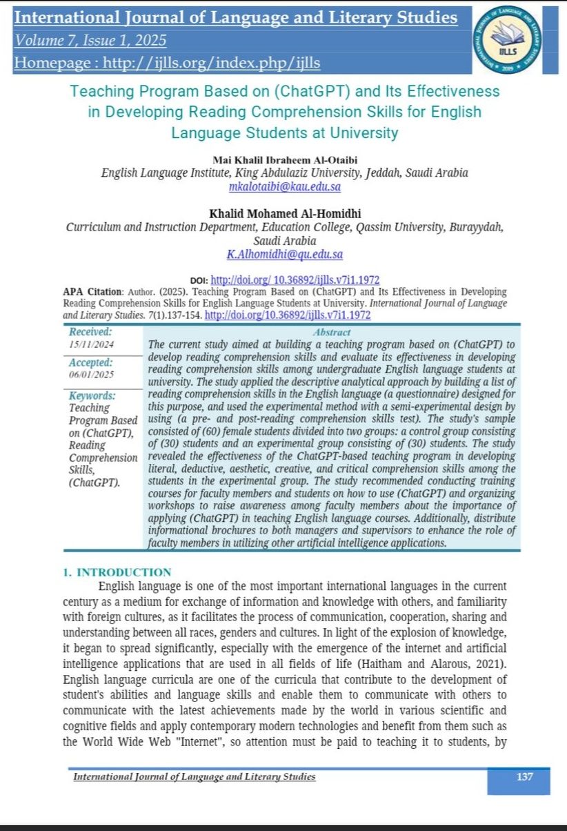 International Journal of Language and Literary Studies | Rome