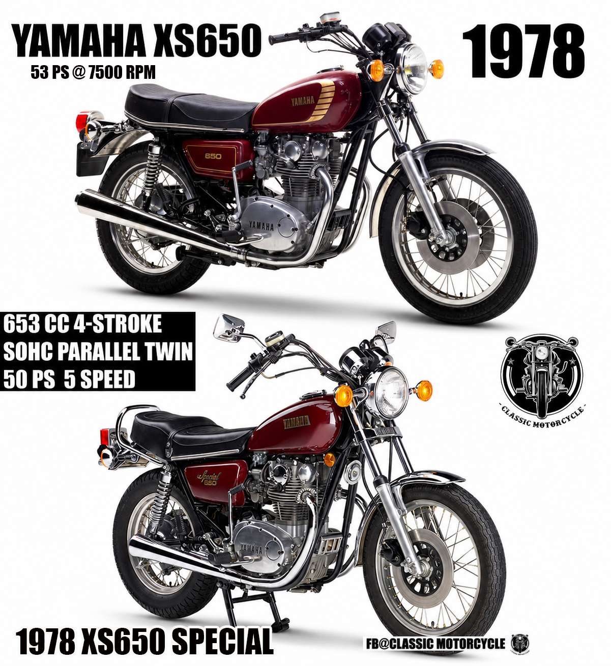 The 1972 Yamaha XS2 650 engine was Japan's answer to the great