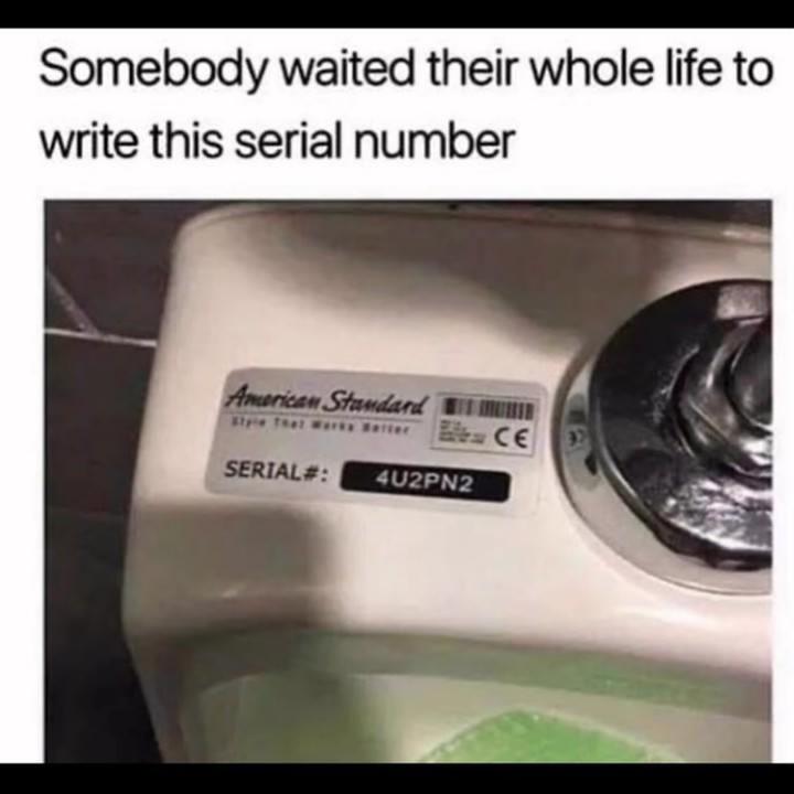 Know Your Meme - legendary serial number