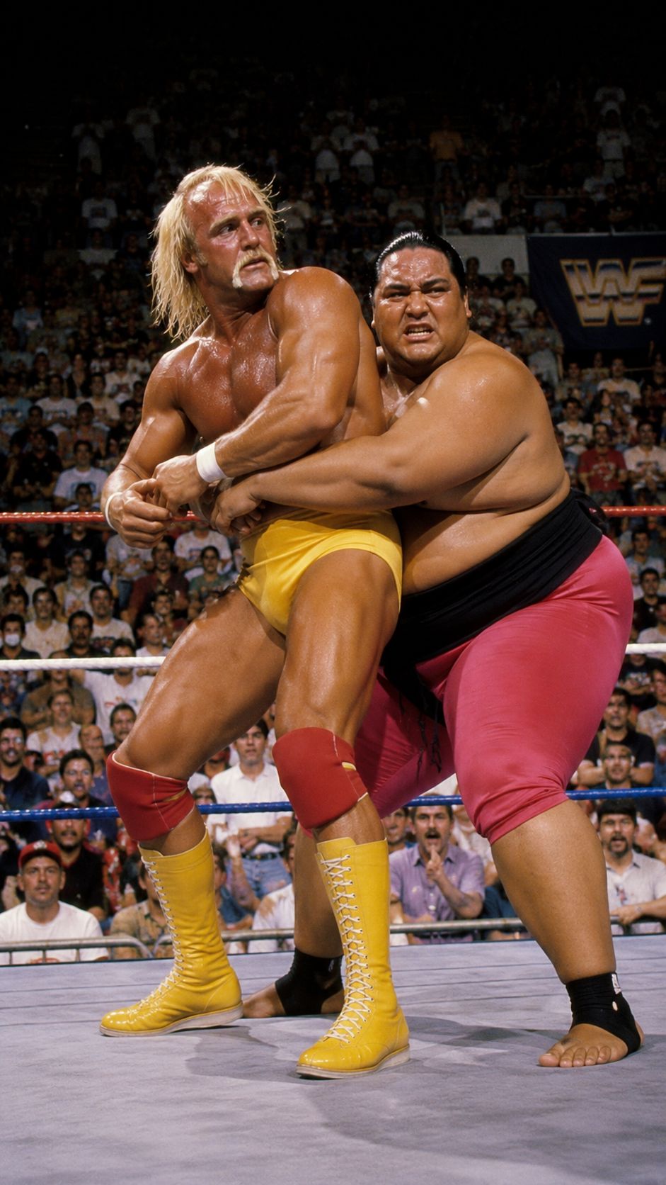 Hulk Hogan defeats Yokozuna in 1993