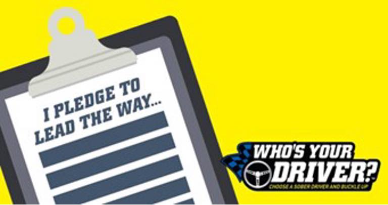 WhosYourDriver.org - 🏁 Pledge to Lead the Way! 🚗💨 This race day, step ...