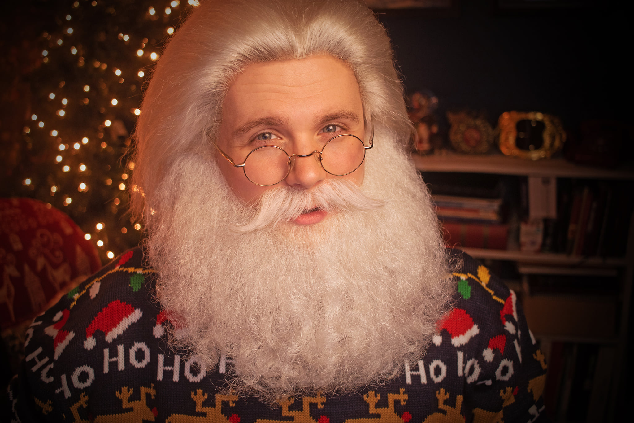 Santa Stuart - The hot chocolate is warming on the stove,...