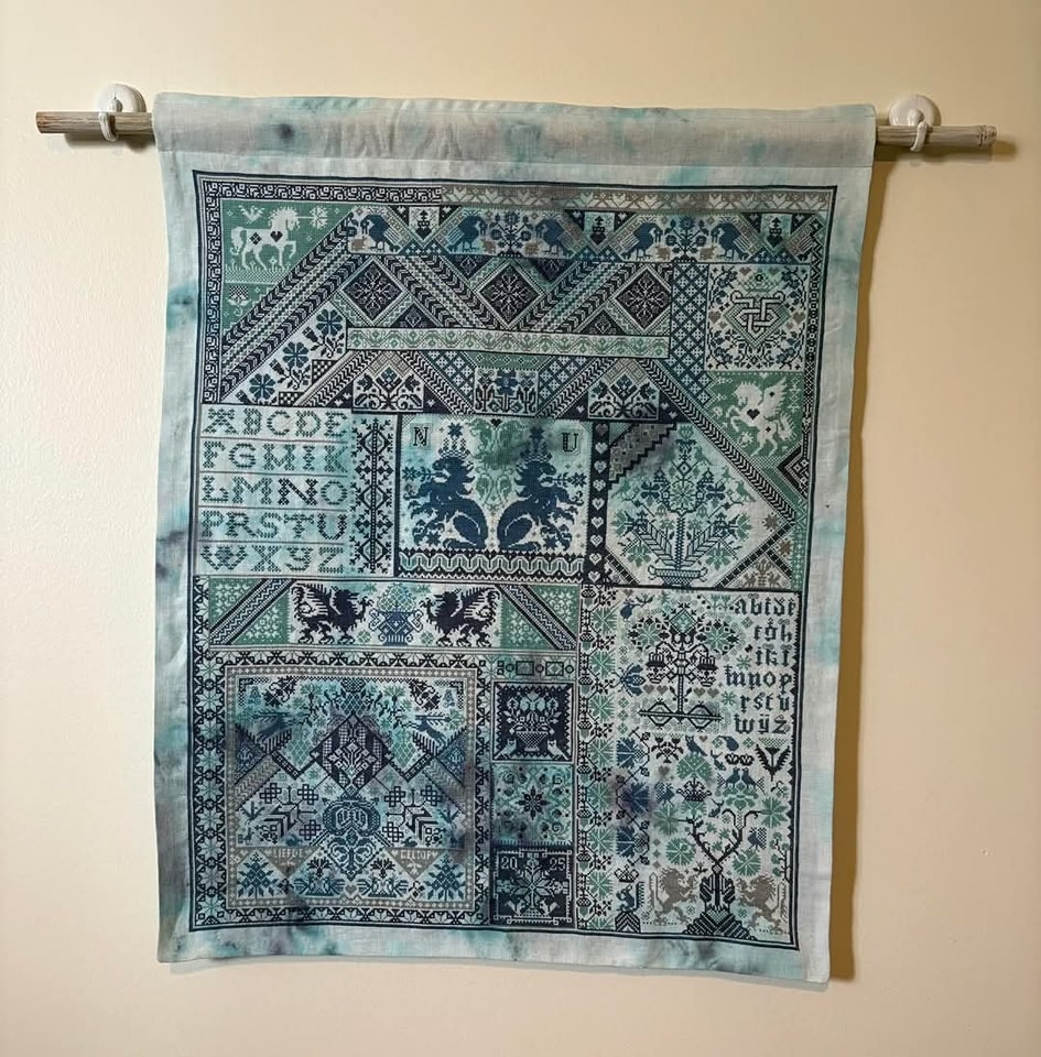 Creating a cross stitch sampler with Long Dog Samplers