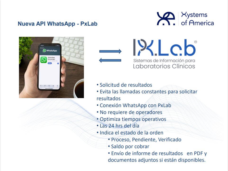 Pxlab, Sistemas de Información para Laboratorios Clínicos