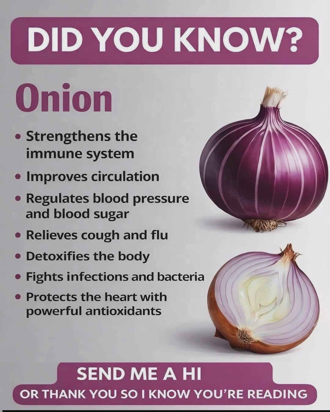 Women eat red onions...see more