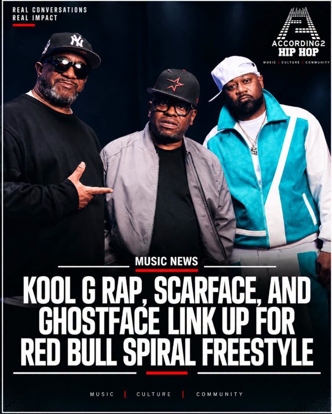 Kool G Rap, Scarface, and Ghostface team up for Red Bull freestyle
