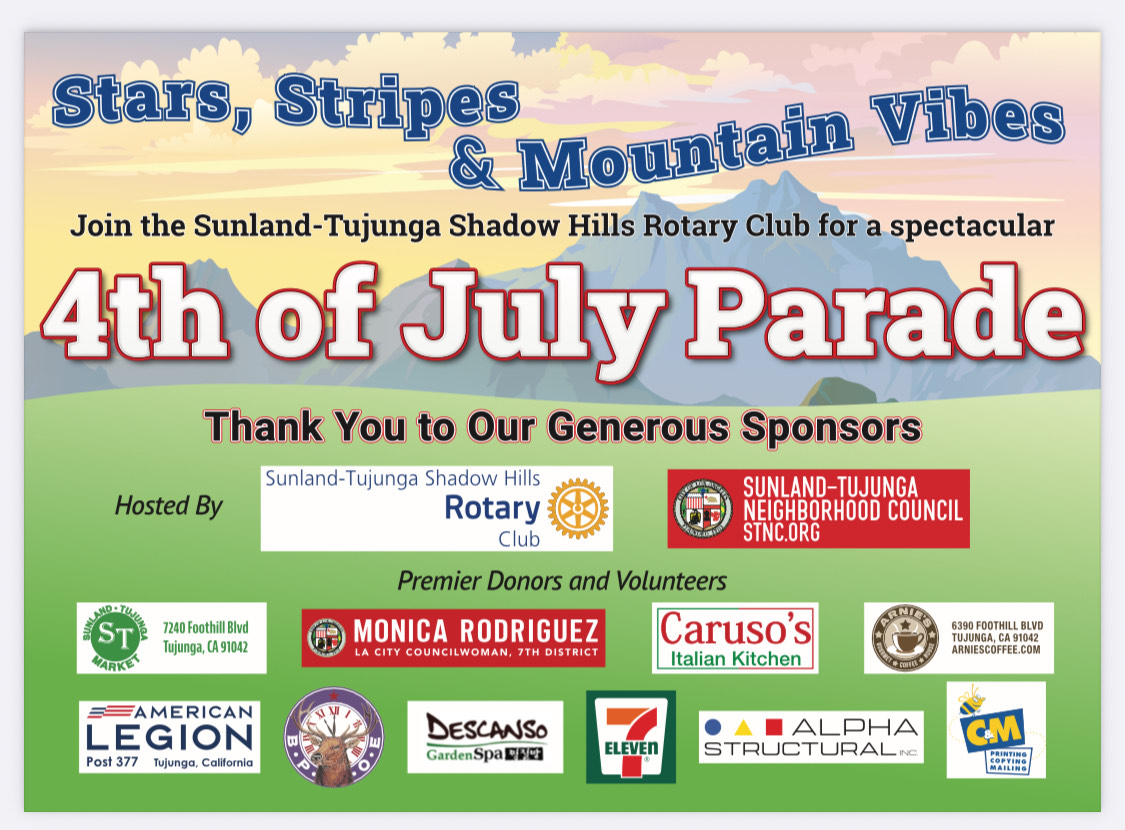 Sunland/Tujunga/... - Sunland/Tujunga/Shadow Hills Rotary Club