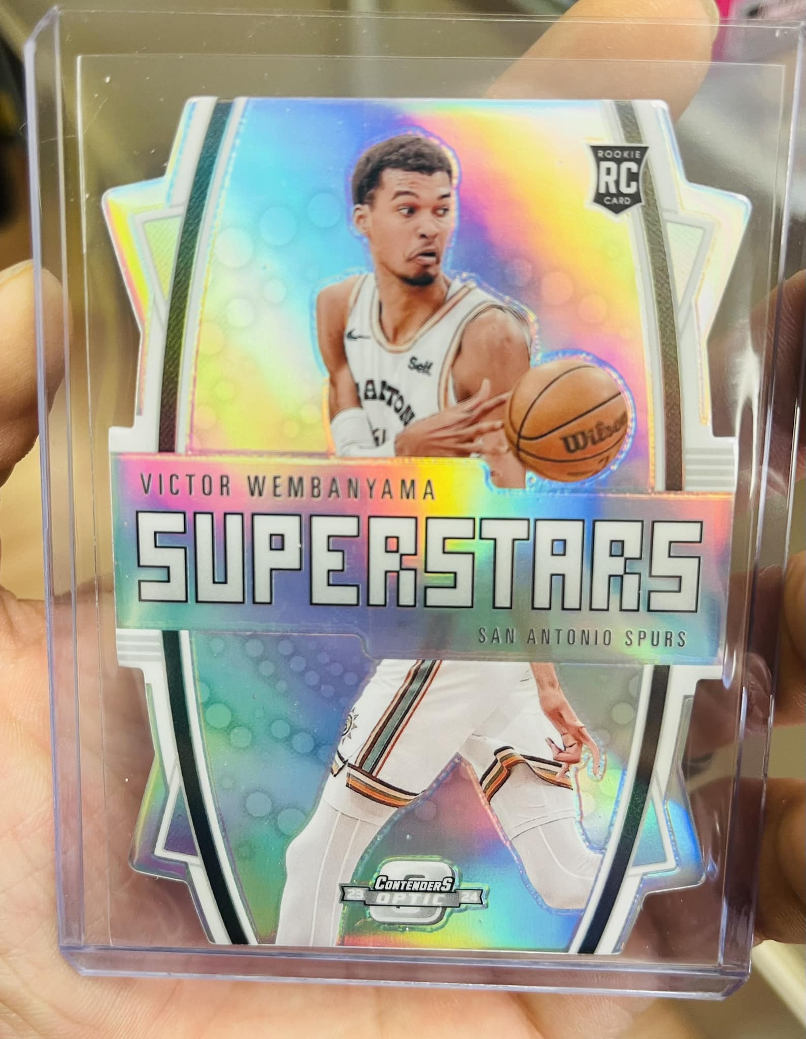 Hobbies - This awesome die-cut superstars insert rookie of Victor 