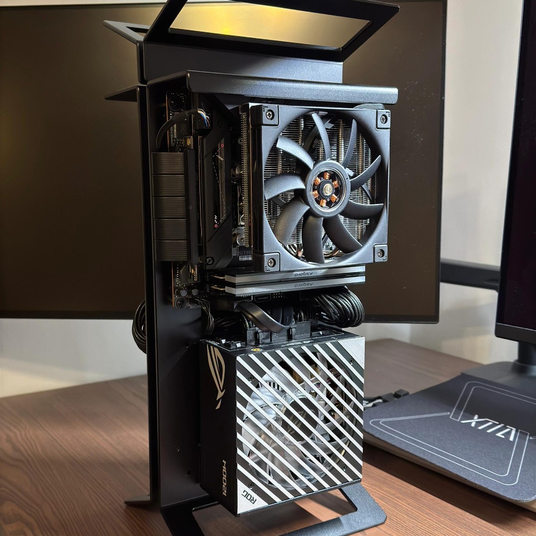 Tiny but mighty🖤 Air cooler: AN600 #deepcool #an600 #FT12 #FT14 #casefan #fps #gamingpc #gamerlife #esports #lga1700 #am4 #am5 #fanmotor #lowprofile