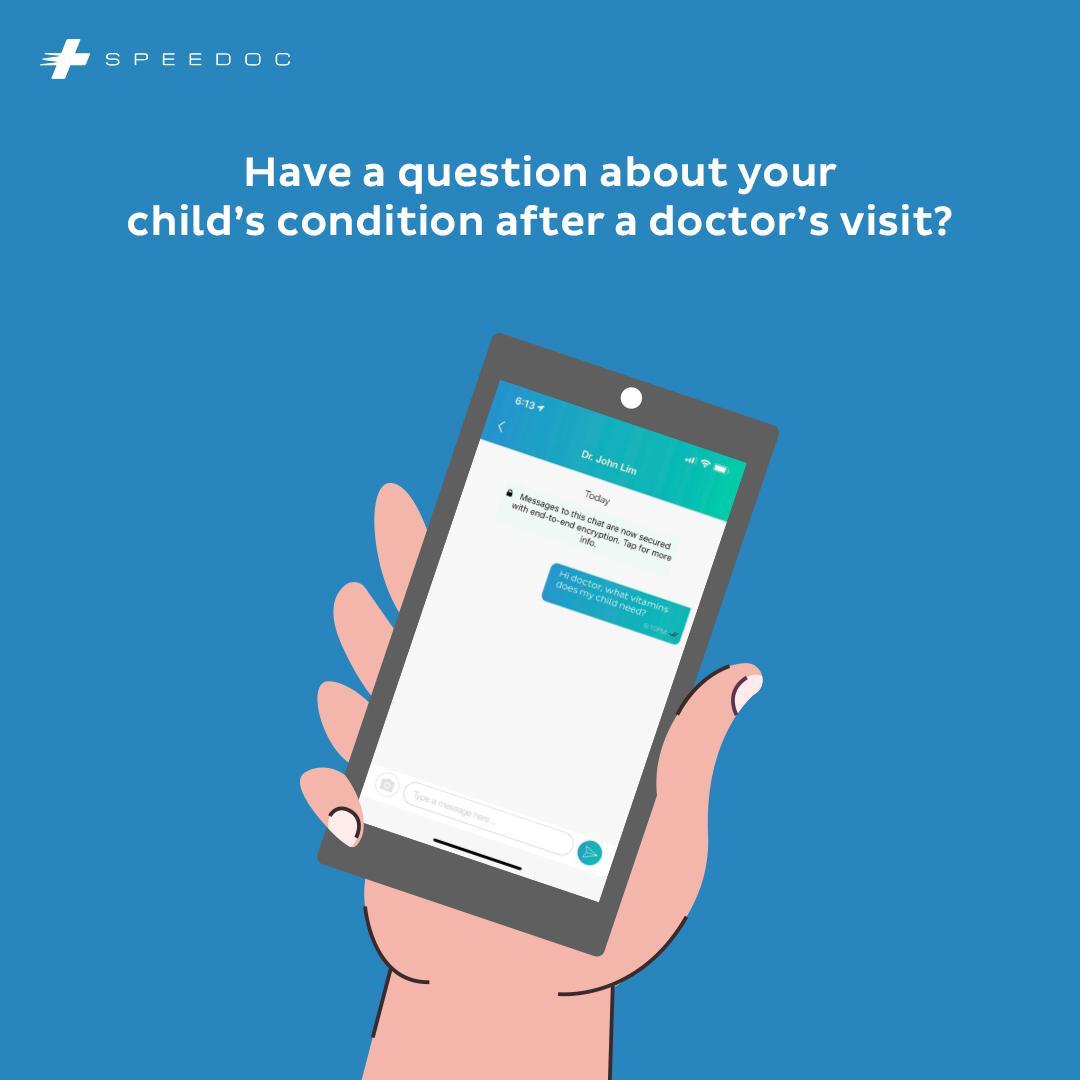 Speedoc - Being a parent means you never stop worrying...