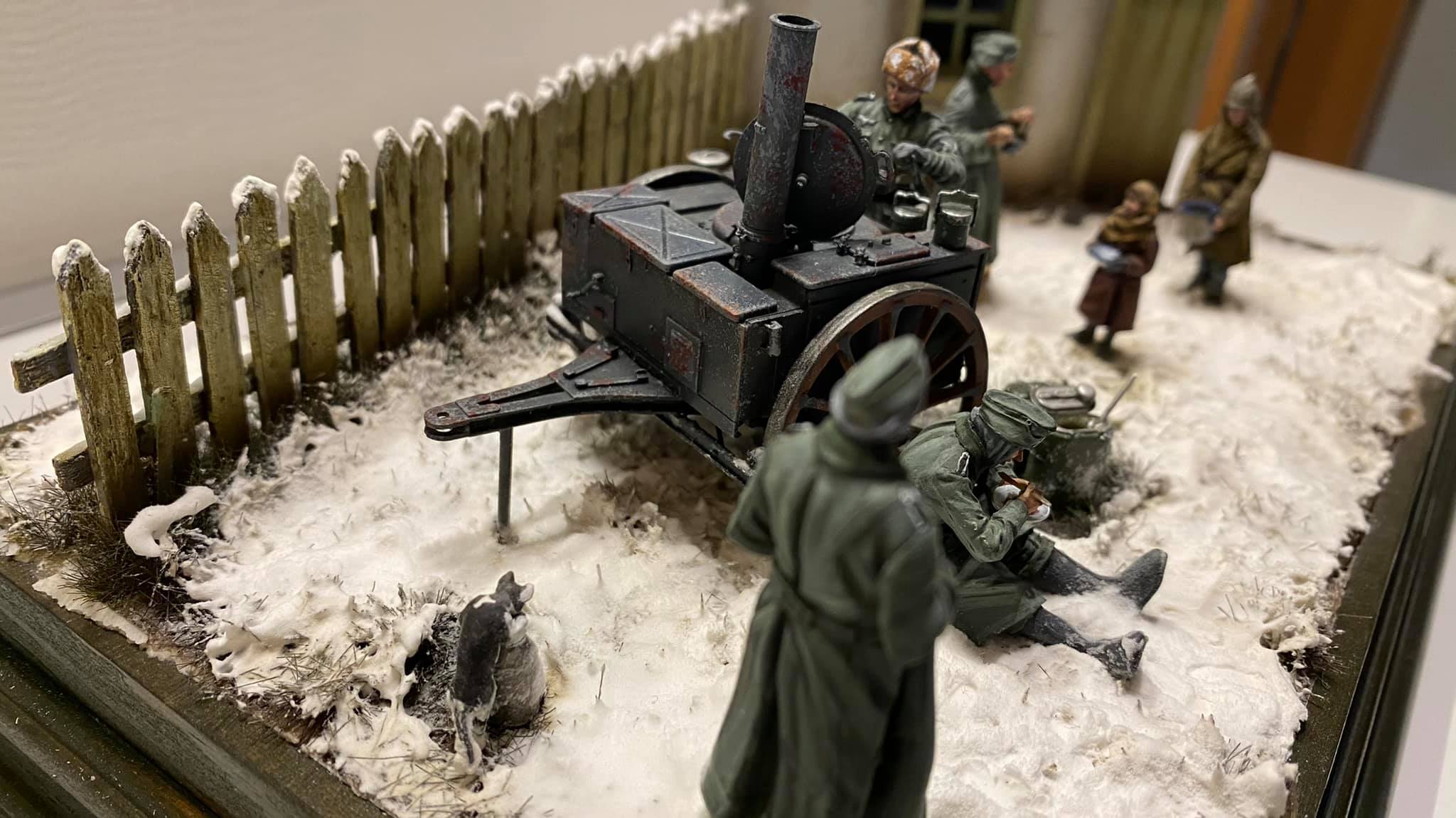 Maquette Tamiya Gulaschkanone (cuisine De Campagne Allemande) - Échelle 1/35, Jamais Montée