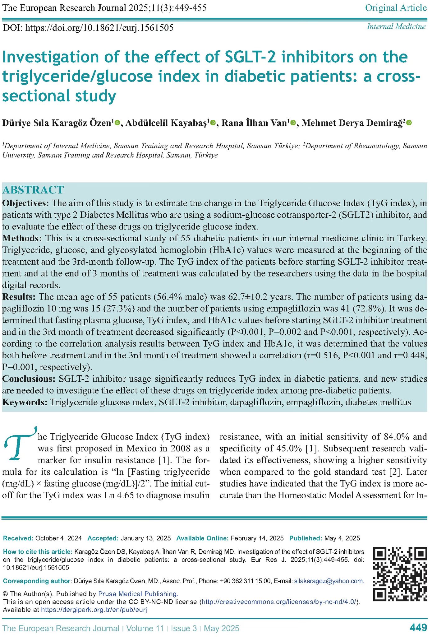 The European Research Journal