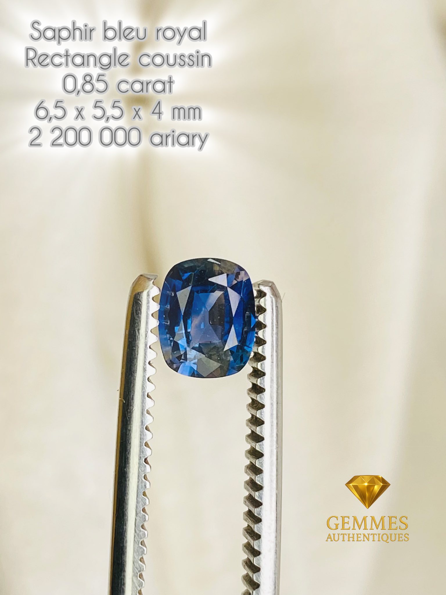 Citrine Naturelle De Madagascar - 119 Carats - Taille Coussin Carré - Certifiée IGI