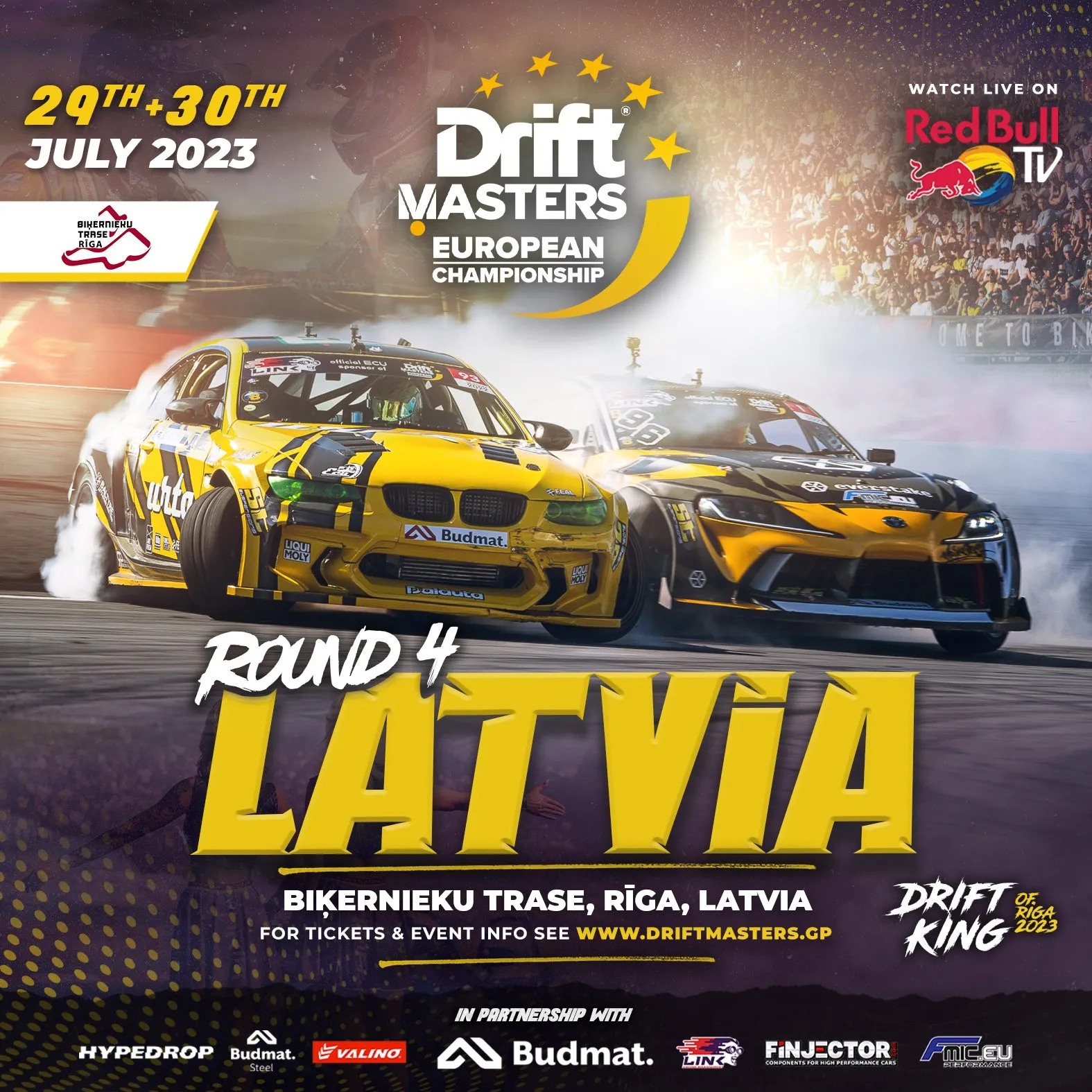 LIVE🔴2023 Drift Masters European Championship LATVIA | Facebook