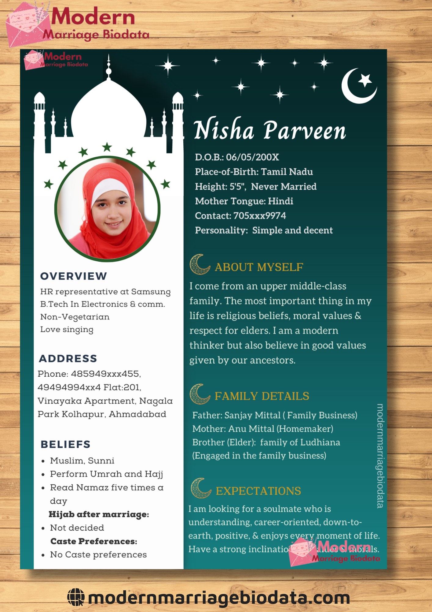 🌙 Introducing Modern Muslim... - Modern Marriage Biodata