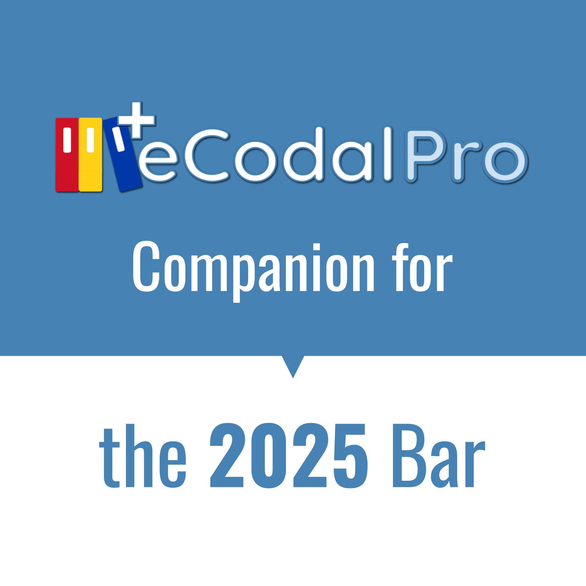 eCodal+ - Subscription for the 2025 Bar NOW OPEN The... | Facebook