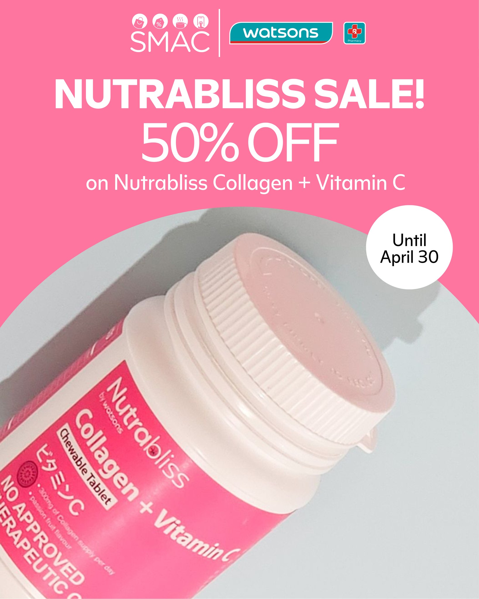 glutathione capsules available in watsons Keep your skin healthy and bright with Nutrabliss! Get up to 50% OFF on Nutrabliss Collagen + Vitamin C when you shop with SMAC at until April 30. #SMACIt to earn Frontiers | Immunomodulatory Effects