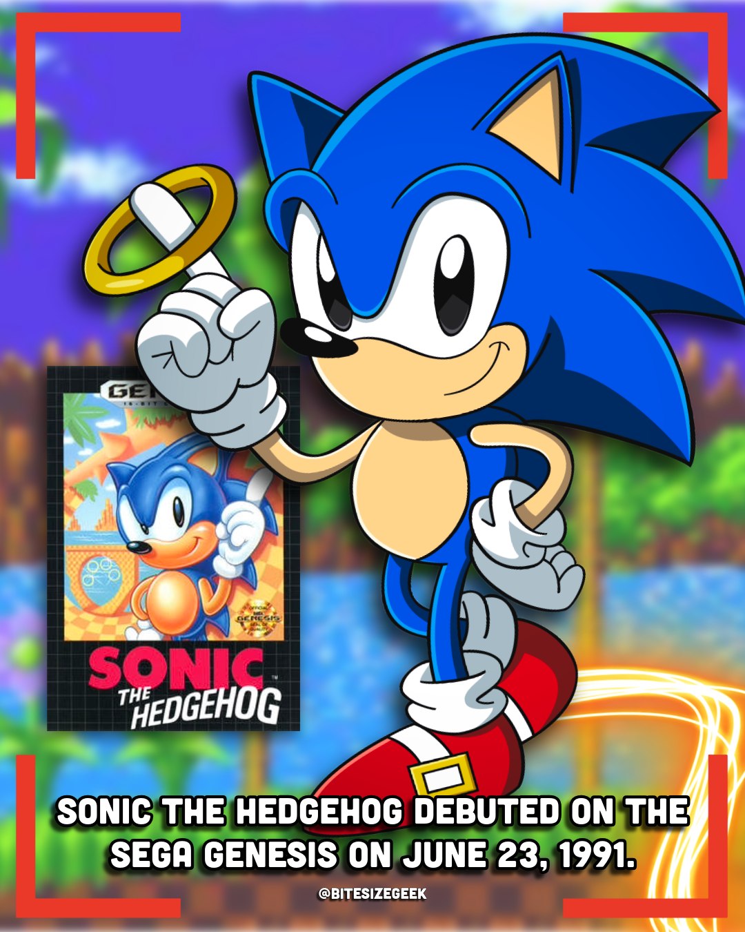 HappyBirthdaySonic! The blue blur holds a special place in