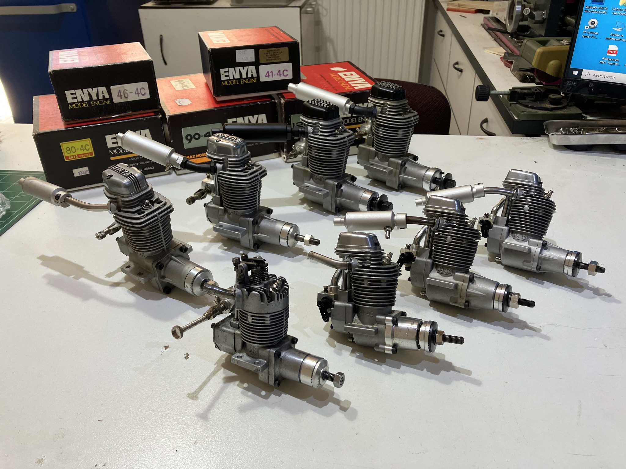 Enya VT-240 4 stroke cycle engine 240 stroke VT VT240 cy cycle