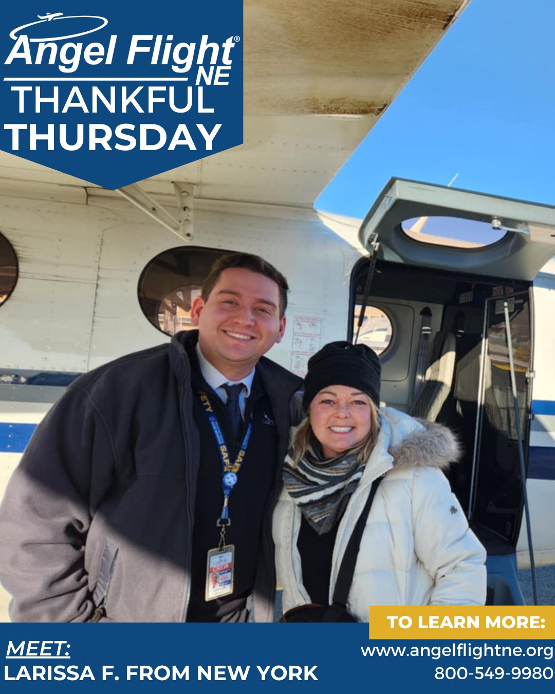 Angel - ️ 14 flights and counting! Larissa from New York is bravely ...