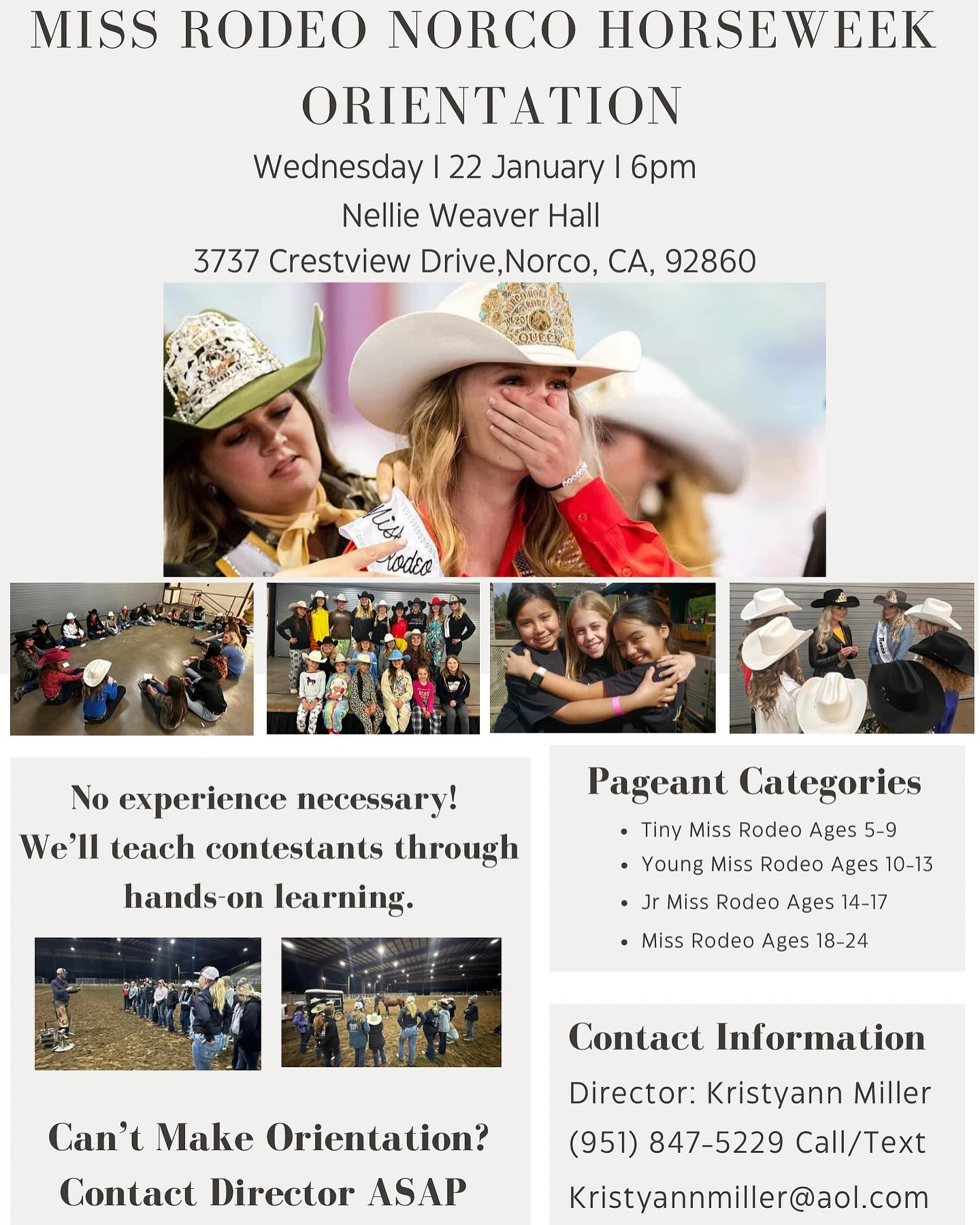 Norco Horseweek Rodeo Queen Pageant | Norco CA
