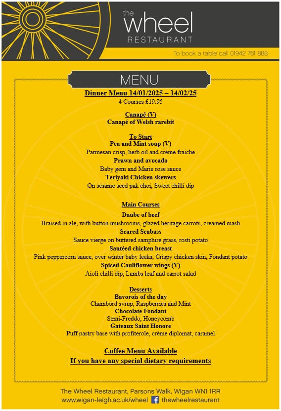 The Wheel Restaurant | Wigan