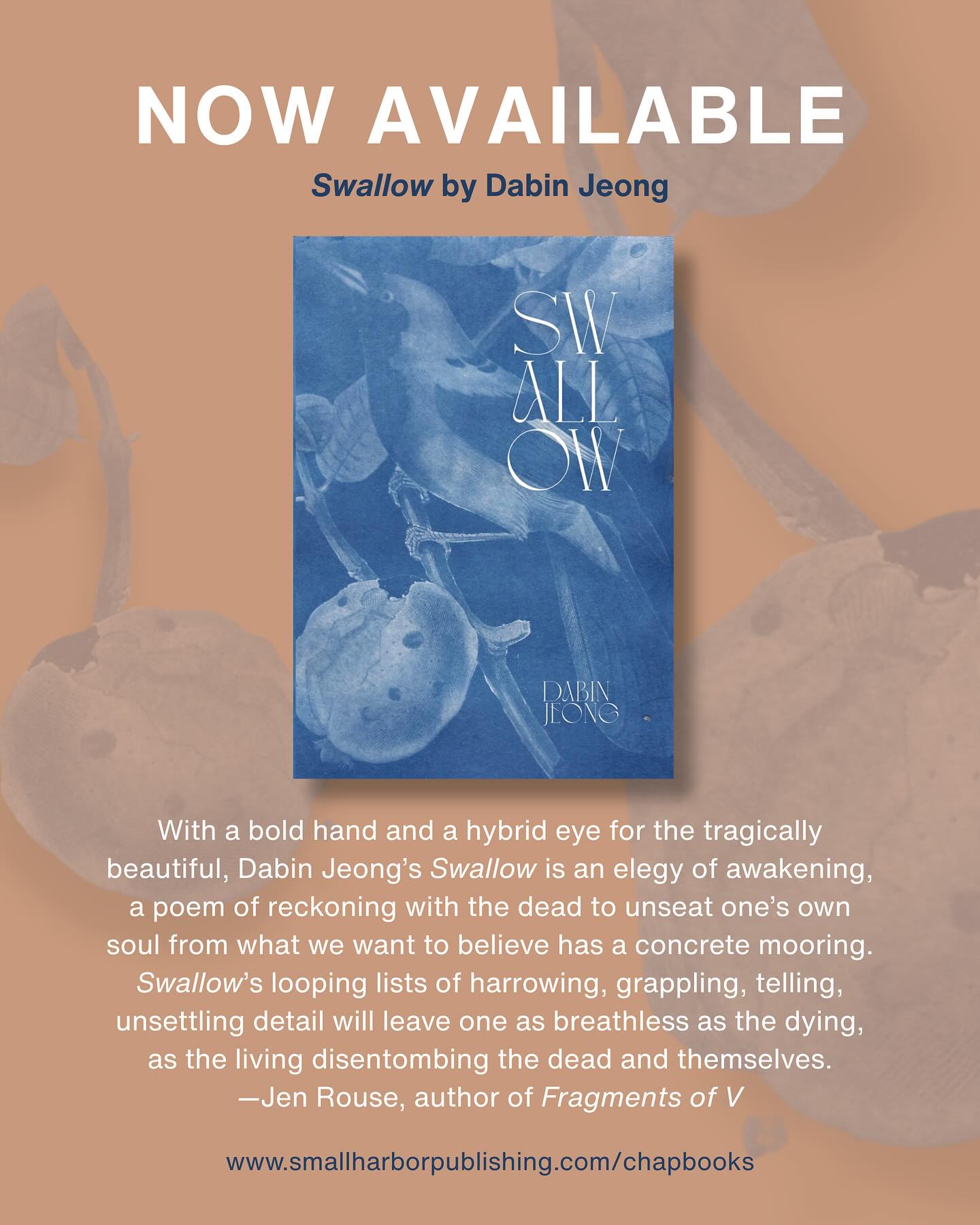 Small - Now available! Swallow by Dabin Jeong is here. Jen Rouse calls ...