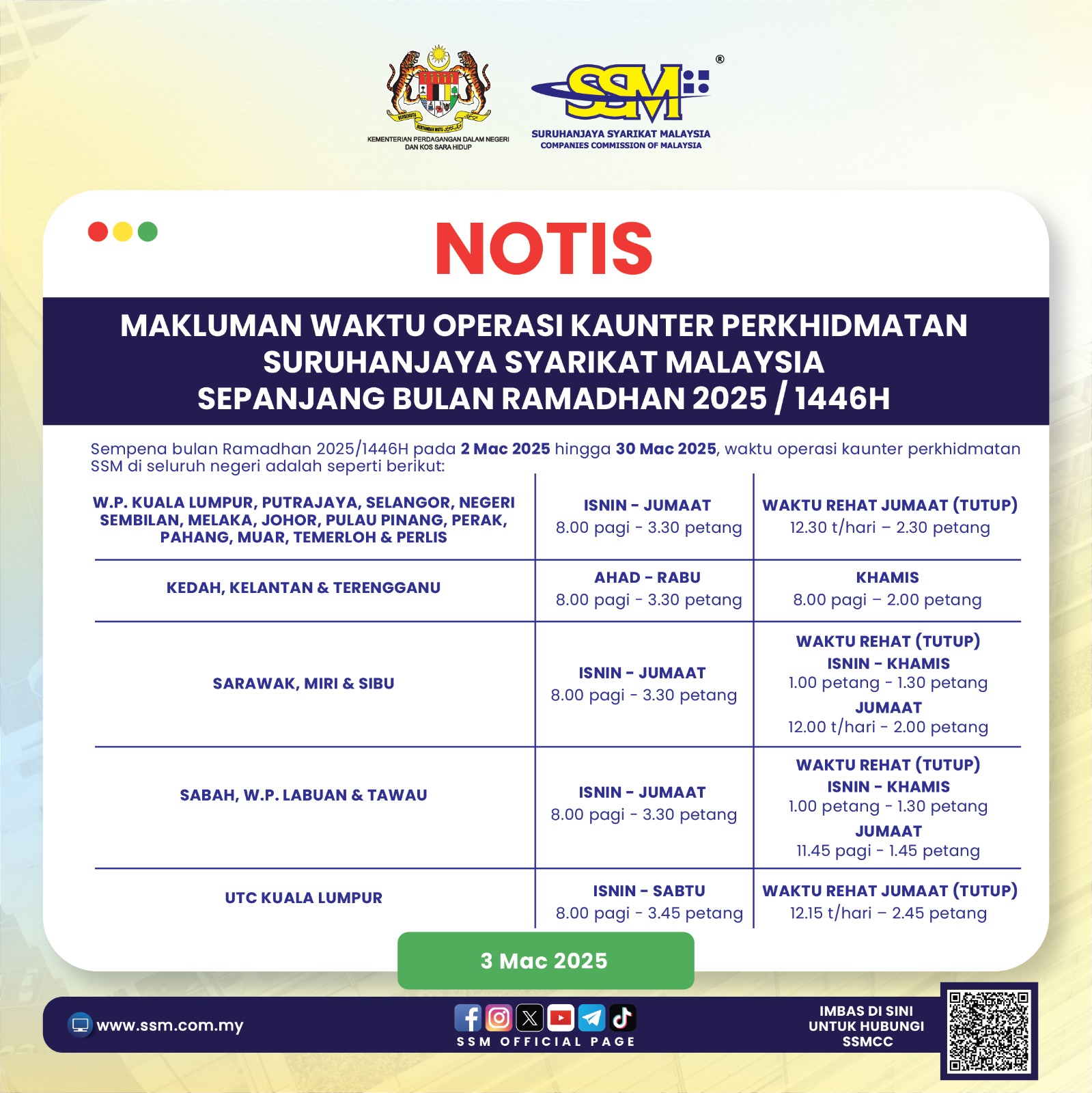 Suruhanjaya Syarikat Malaysia (Laman Rasmi)