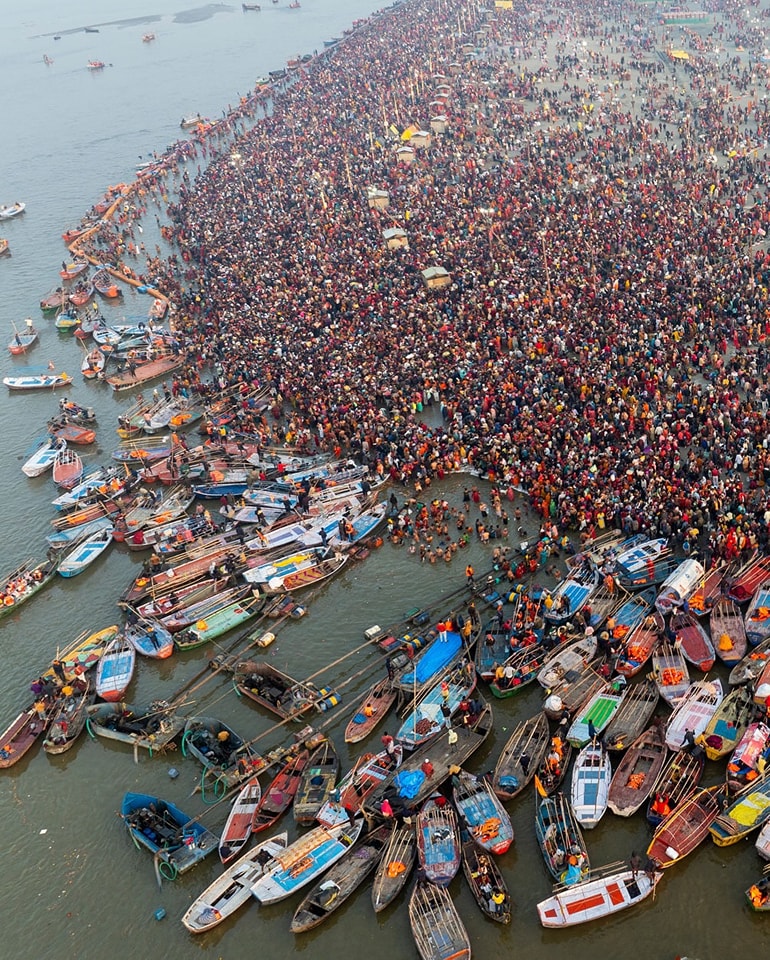 Geographical Features - Hindu pilgrims took a dip yesterday at the ...