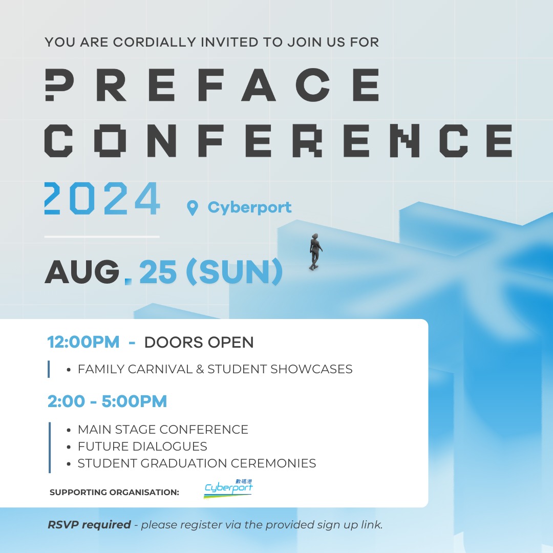 Swiss Art Studio - 【Preface Conference 2024/08/25 | 數碼港】 嚟緊喺 25/8 會在數碼港 ...