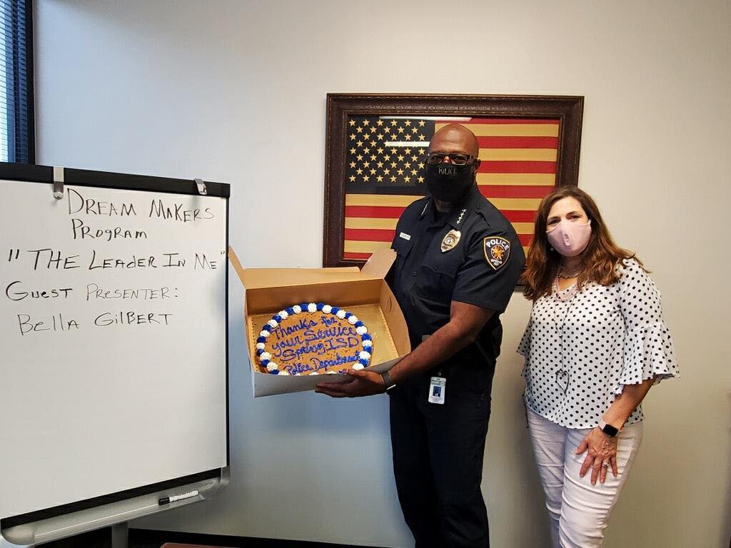 Thank you to Mrs. Bella Gilbert with “Leader in Me” who dropped off a ...