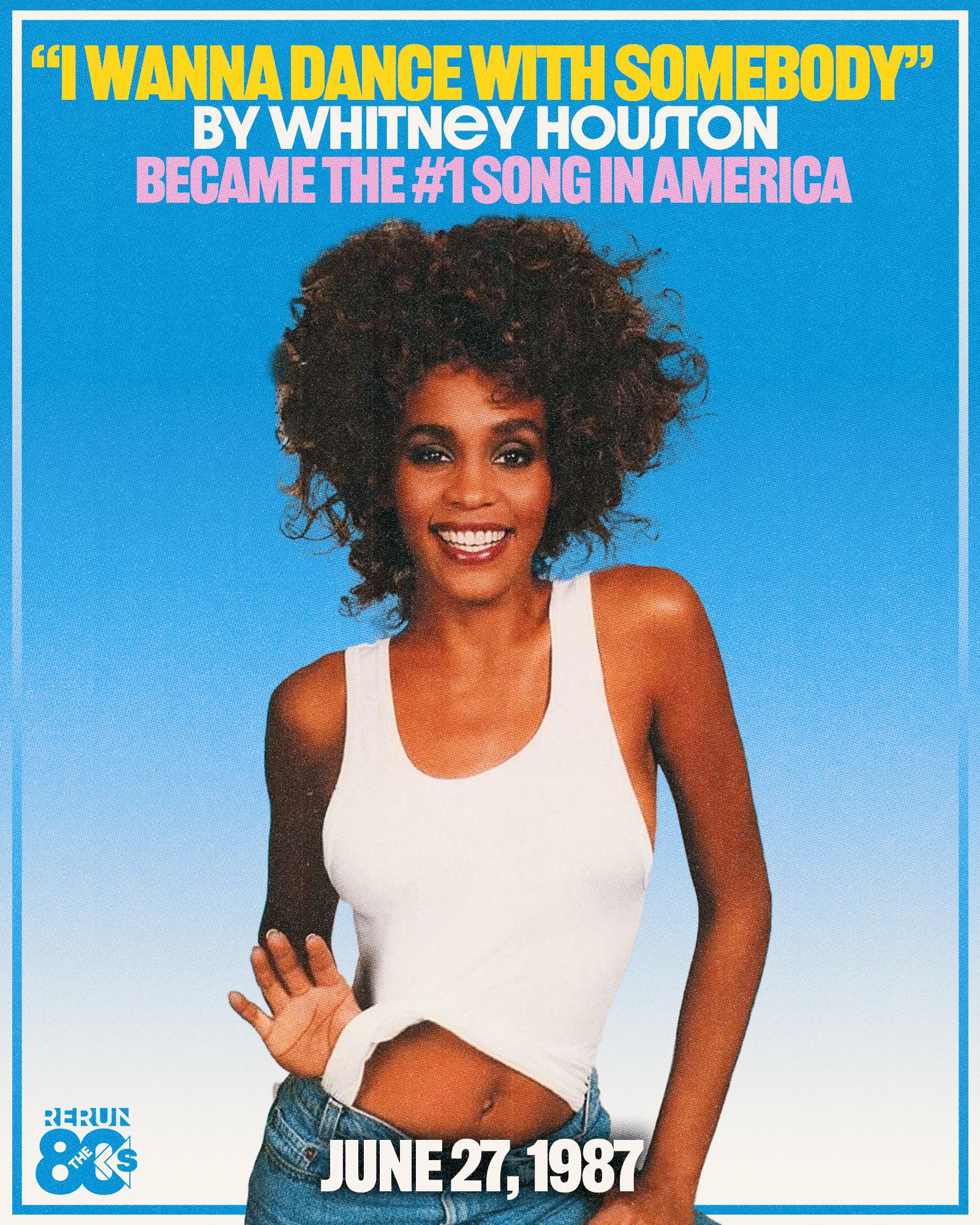 On this day, June 6, 1987, Whitney Houston was at UK No.1 single
