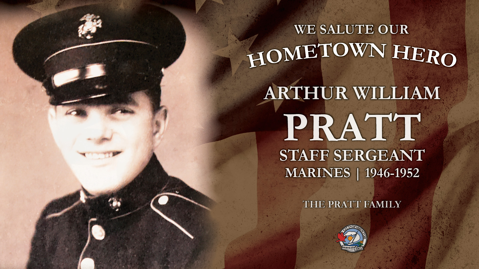 City - Today's Hometown Hero is Arthur William Pratt, Staff Sergeant ...