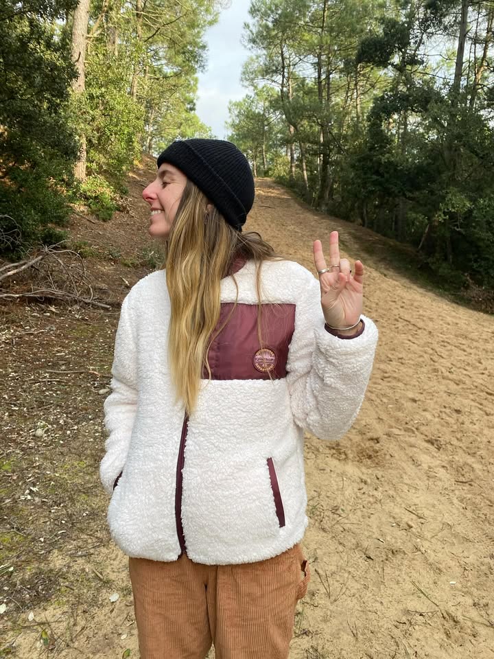 Veste Polaire Rayée Colorée LONGBOARD - Taille 12 - Style Décontracté Et Chaud