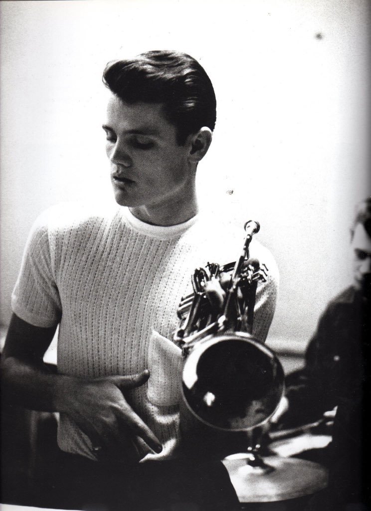 Chet Baker in Los Angeles 1954 by William Claxton