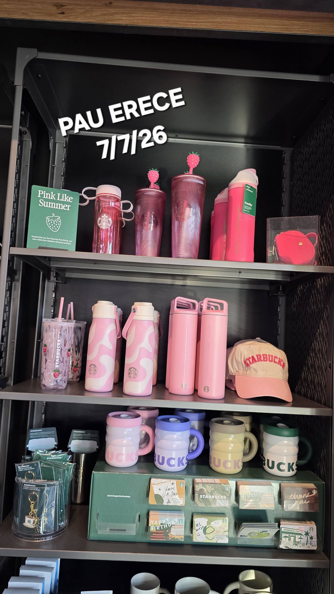 💗 Starbucks just dropped these gorgeous new pink vibes collection