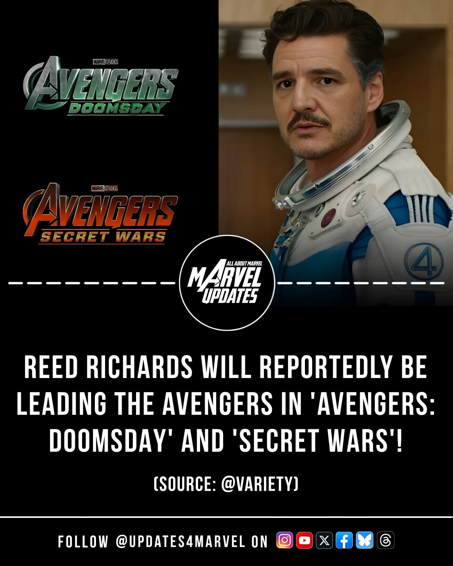 Marvel Updates - Reed Richards will reportedly take on the... | Facebook