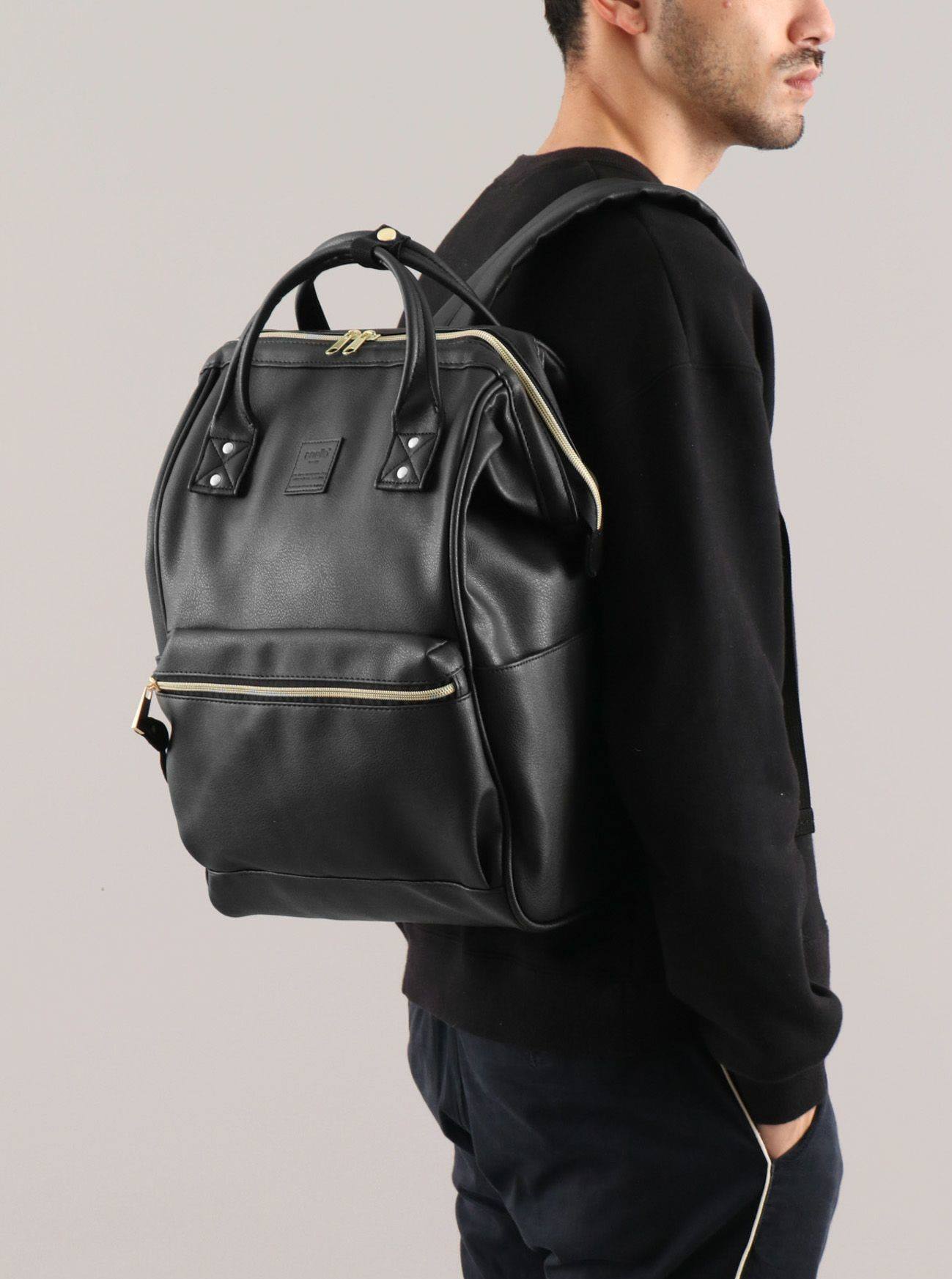 anello faux leather mini backpack camel Small - Chatelet (Camel) RETRO series is a bold renewal of the RETRO series ANELLO MINI BACKPACK | review