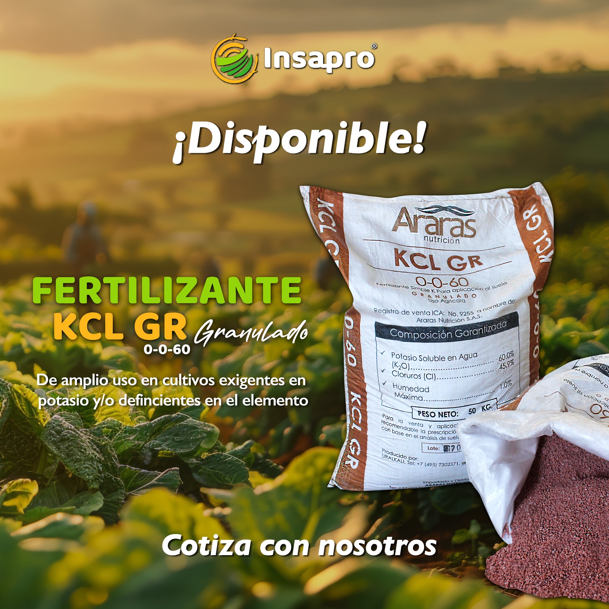 Nutricampo - Conoce nuestro Multifer. Es un fertilizante complejo NPK ...