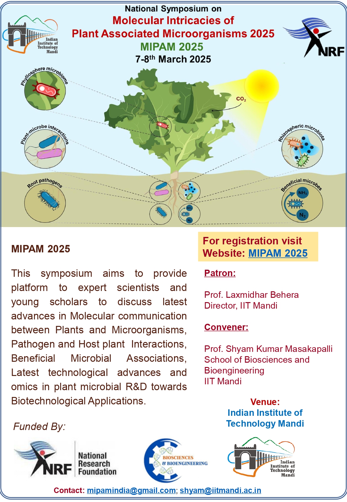 IIT - IIT Mandi is organising a ANRF sponsored 