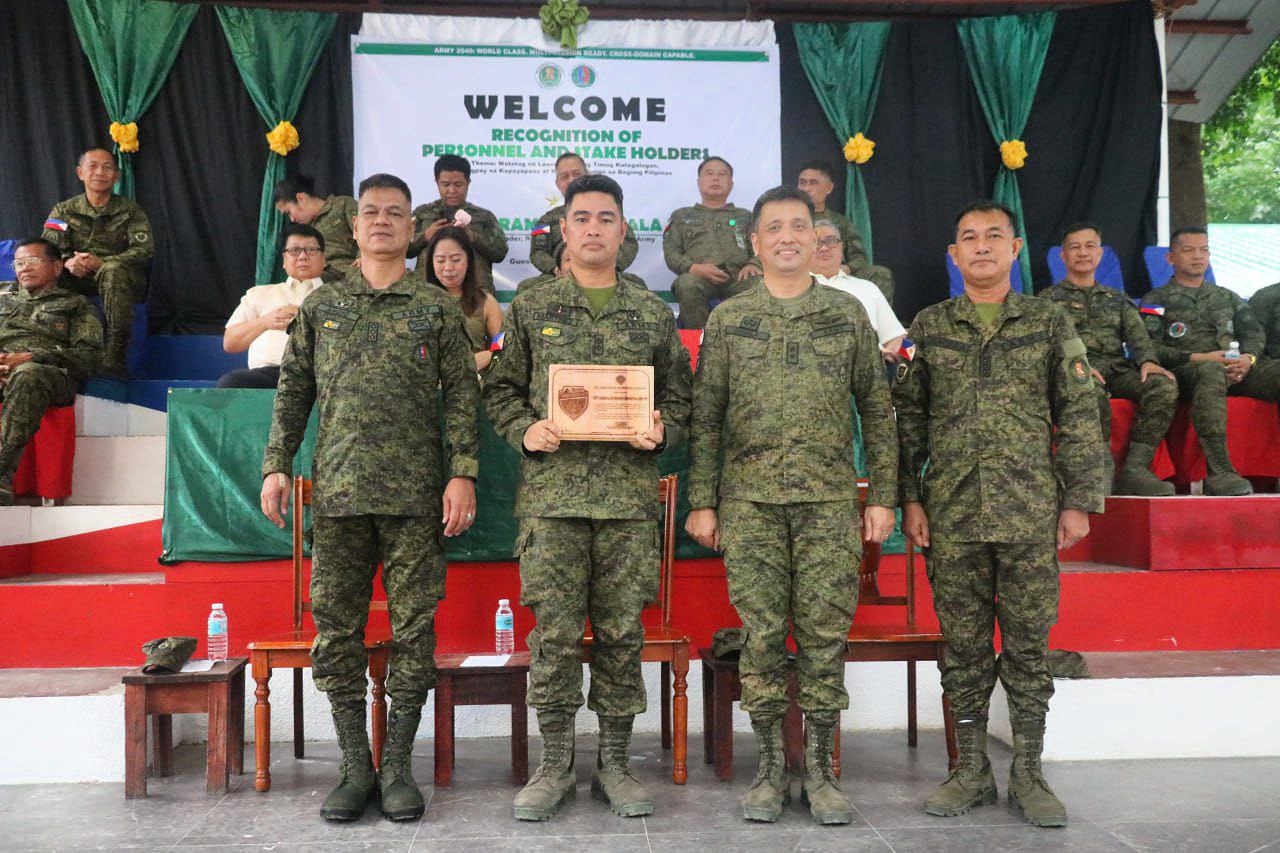 4RCDG - The program began with the ceremonial donning of ranks ...