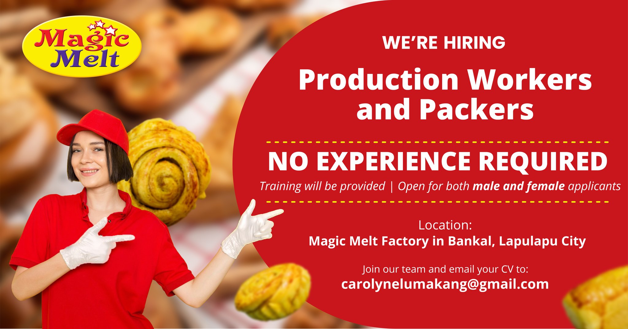 Magic - We’re Hiring!Be part of the Magic Melt family! We’re looking ...