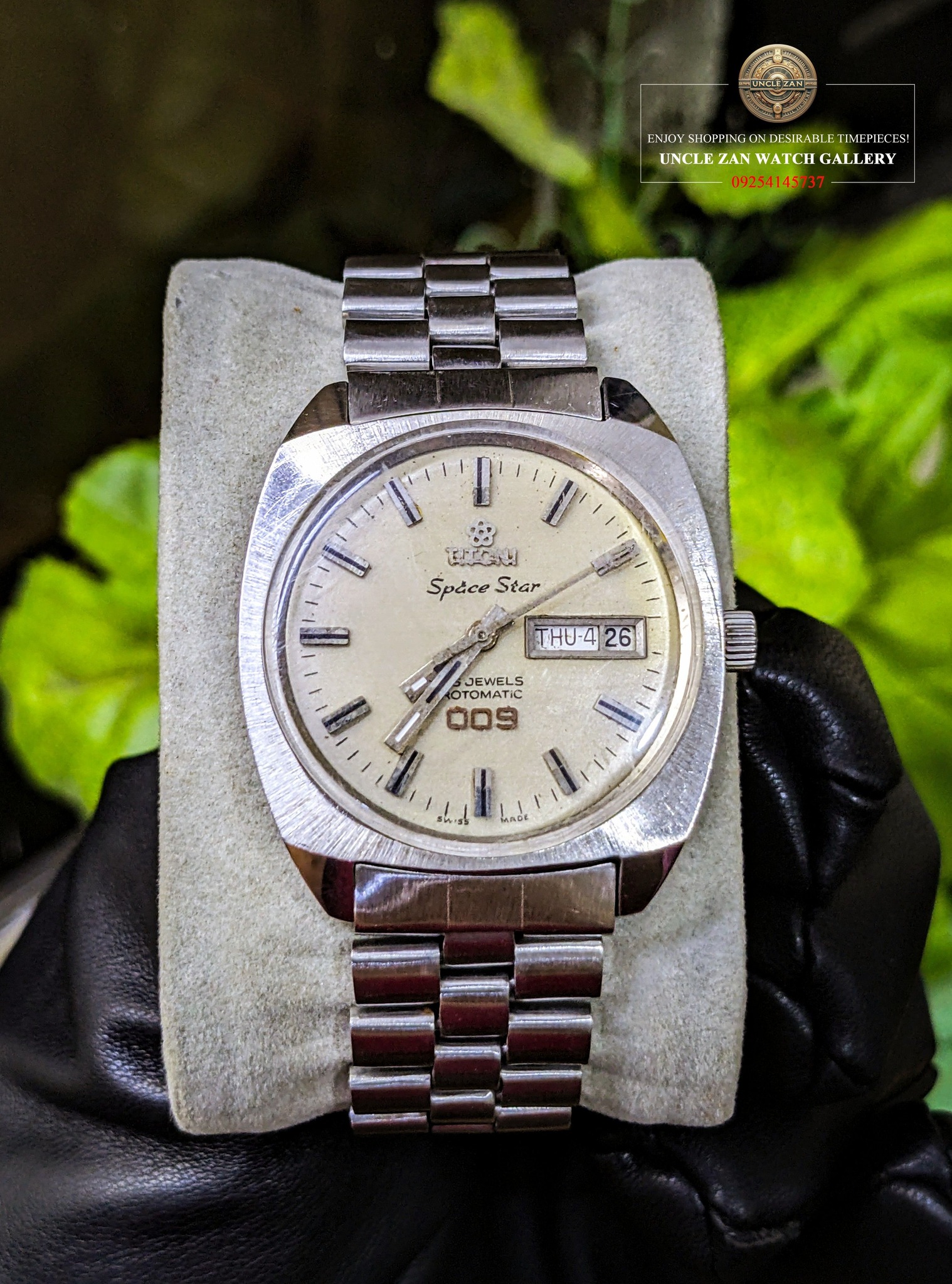 ? ???? ??? TITONI Space Star 009 25 Jewels automatic 36×40 