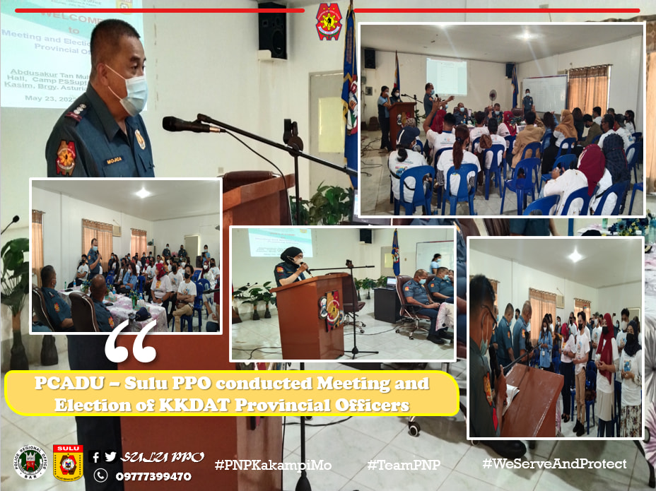 Pcadu Sulu Police Provincial Office - “PCADU - Sulu PPO conducted ...